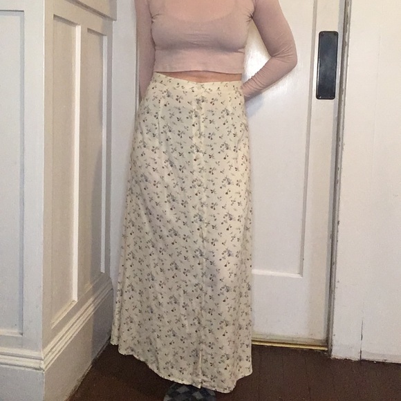 Vintage Dresses & Skirts - Vintage 90’s maxi rayon skirt